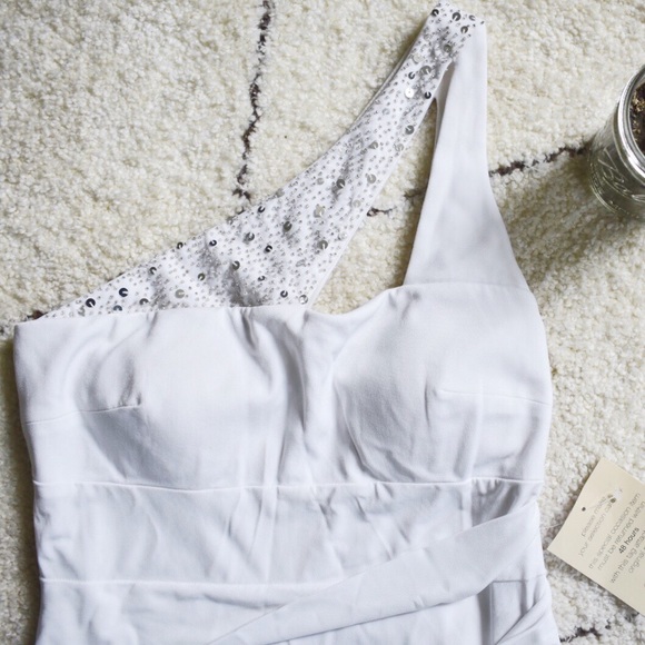 Arden B Dresses & Skirts - Arden B. One Shoulder Dress with Sequins